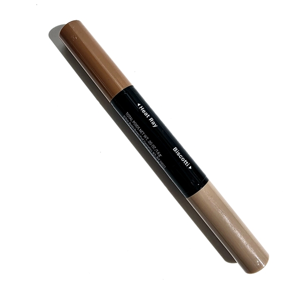 Bobbi Brown Dual Ended Long Wear Cream Shadow Stick Heat Ray / Biscotti New